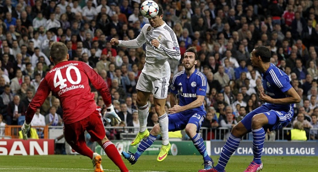 MADRID, SPAIN - MARCH 10: ... of Real Madrid ... during the UEFA Champions League Round of 16 second leg match between Real Madrid and FC Schalke 04 at Estadio Santiago Bernabeu on March 10, 2015 in Madrid, Spain. (Photo by Angel Martinez/Real Madrid via Getty Images)