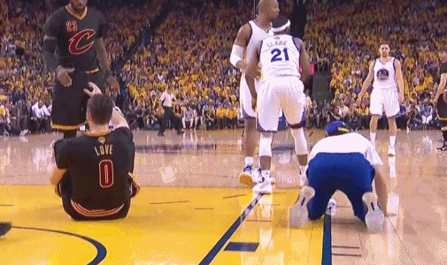 The dude washing the floor at the NBA Finals is a damn pro - SBNation.comclockmenumore-arrow :
