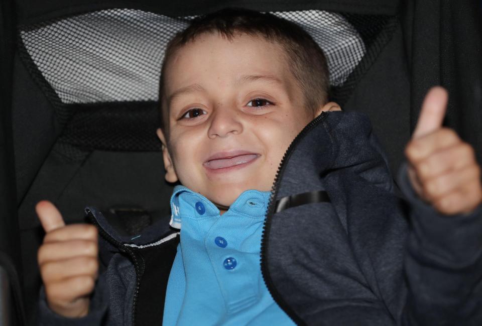 Six-year-old football mascot Bradley Lowery