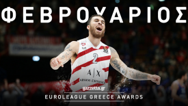 Τα βραβεία της Euroleague Greece για τον Φεβρουάριο