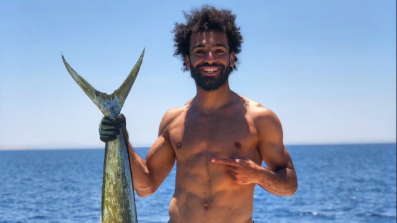 Μετά τα γκολ, το 'ριξε στο... ψάρεμα ο Σαλάχ (pics)