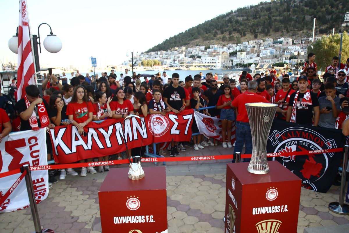 Πανδαιμόνιο στην Κάλυμνο για τις “ερυθρόλευκες” ευρωπαϊκές κούπες (ΦΩΤΟ)