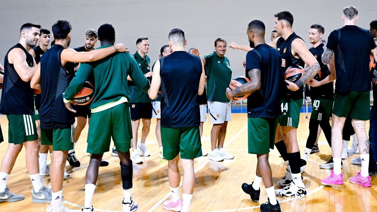 Η πρώτη προπόνηση του Παναθηναϊκού και τα μηνύματα Σλούκα και Μπράουν (video)