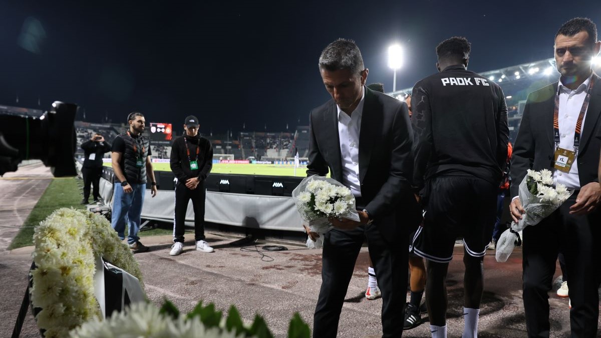 Το αφιέρωμα του ΠΑΟΚ για τα θύματα των Τεμπών (video)