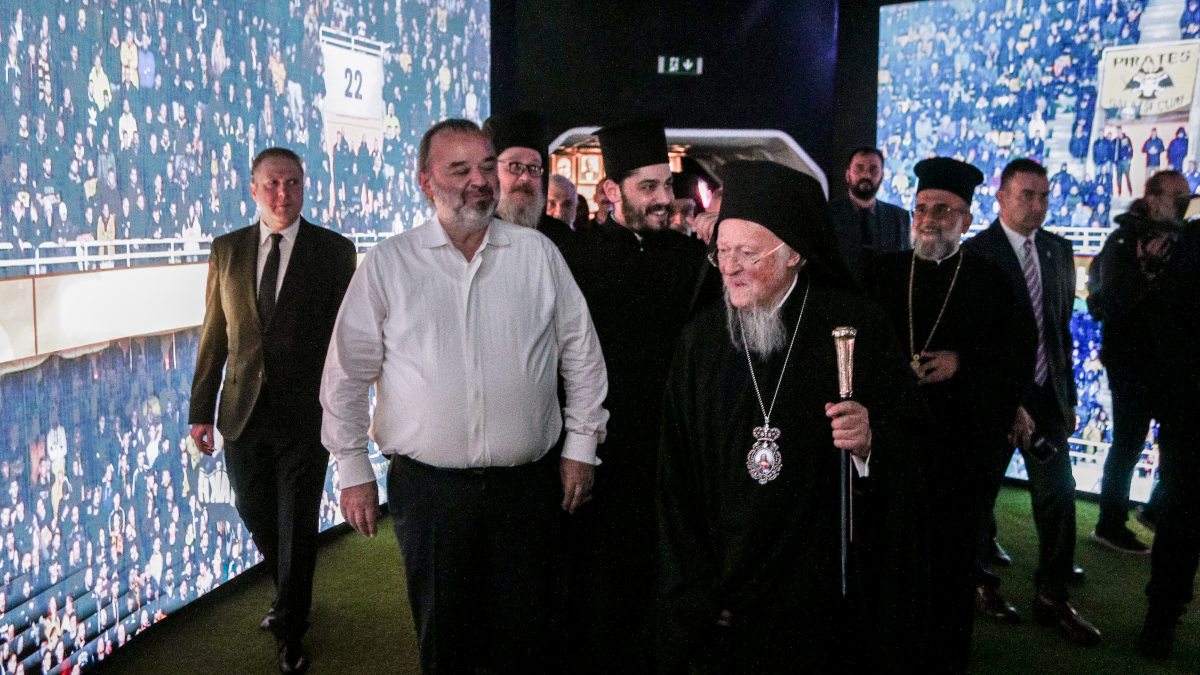 Η ιστορική επίσκεψη του Οικουμενικού Πατριάρχη στην “OPAP Arena” (video)