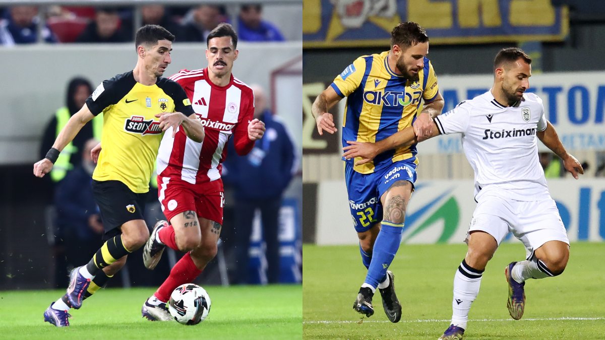 LIVE: Ολυμπιακός – ΑΕΚ 1-0 | Αστέρας Τρίπολης – ΠΑΟΚ 1-1 (audio)