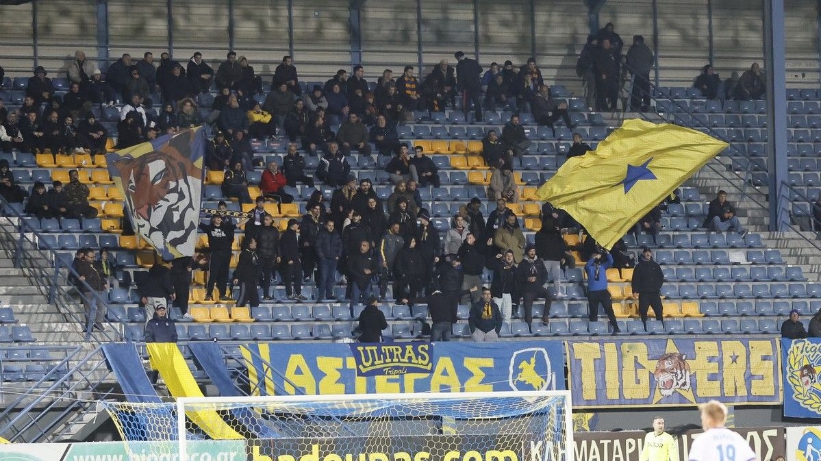 Χωρίς κόσμο η ΑΕΚ στην Τρίπολη
