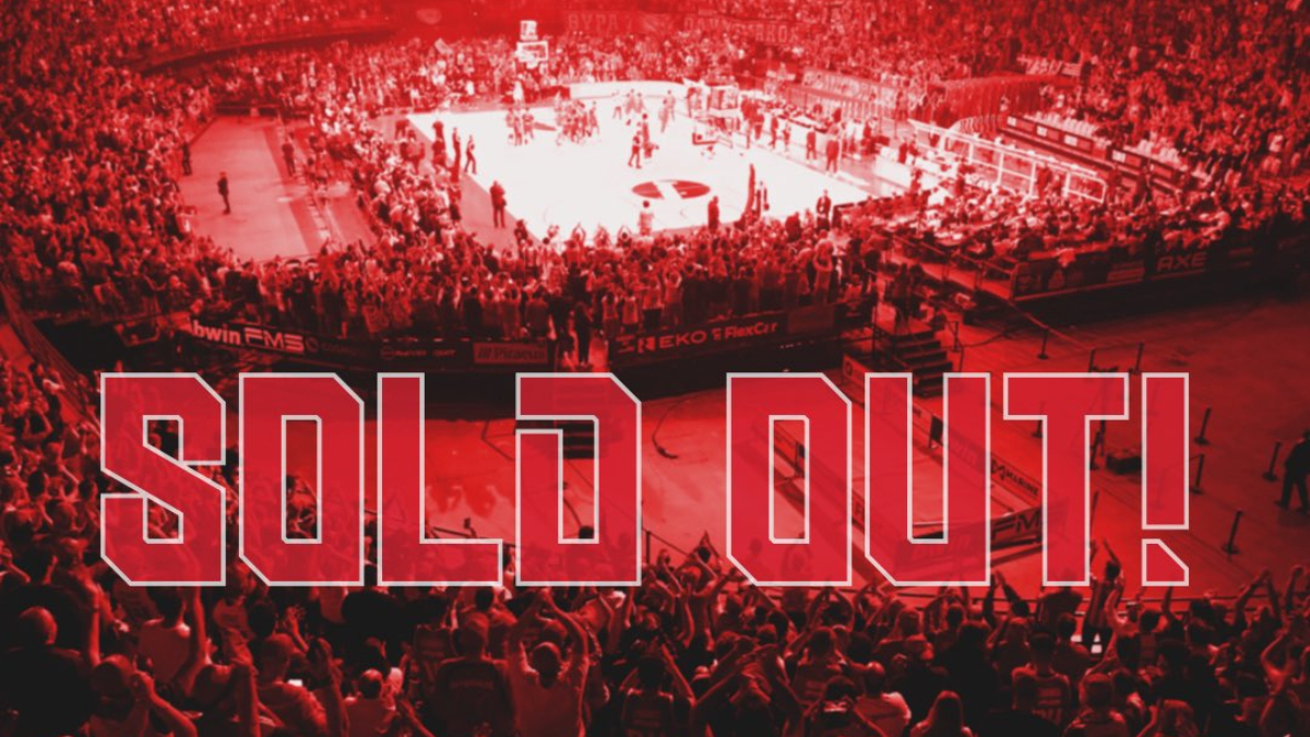 Sold Out το Ολυμπιακός – Παναθηναϊκός