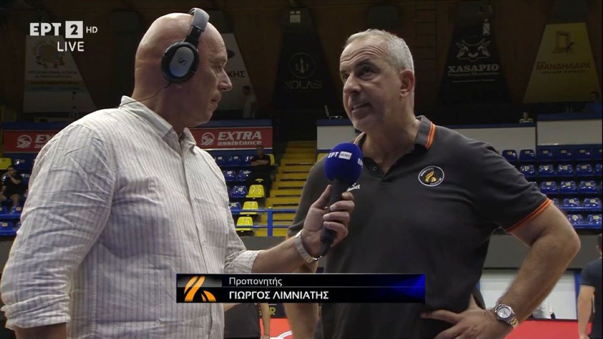 Λιμνιάτης στην ΕΡΤ: «Οι υποχρεώσεις ξεκινούν και πρέπει να αντιληφθούμε σε ποιο επίπεδο είμαστε» (vid)