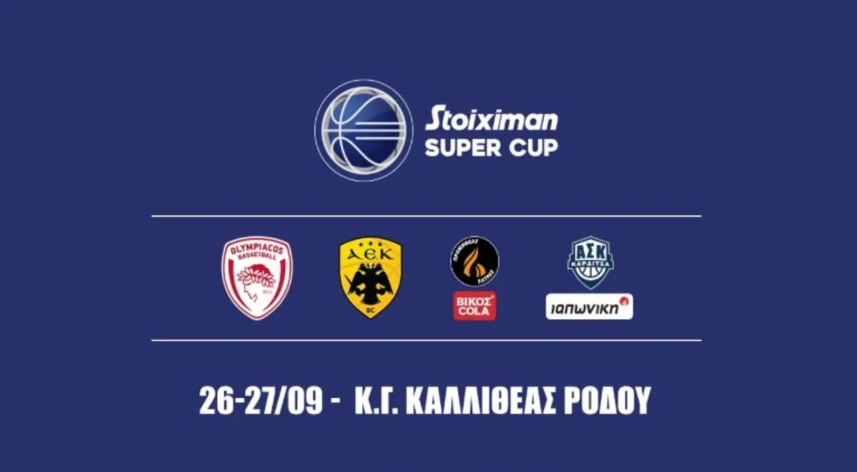 Super Cup: Σε κυκλοφορία τα εισιτήρια για τα παιχνίδια της Ρόδου