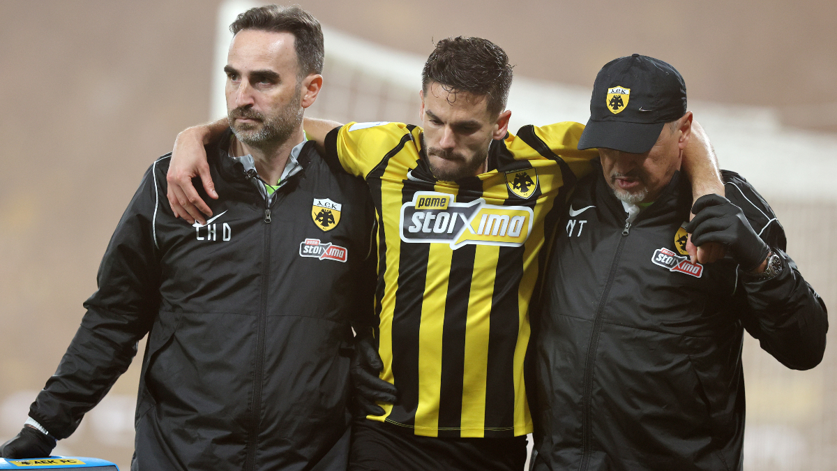 Σοβαρό διάστρεμμα με μερική ρήξη συνδέσμων  υπέστη ο Γκατσίνοβιτς