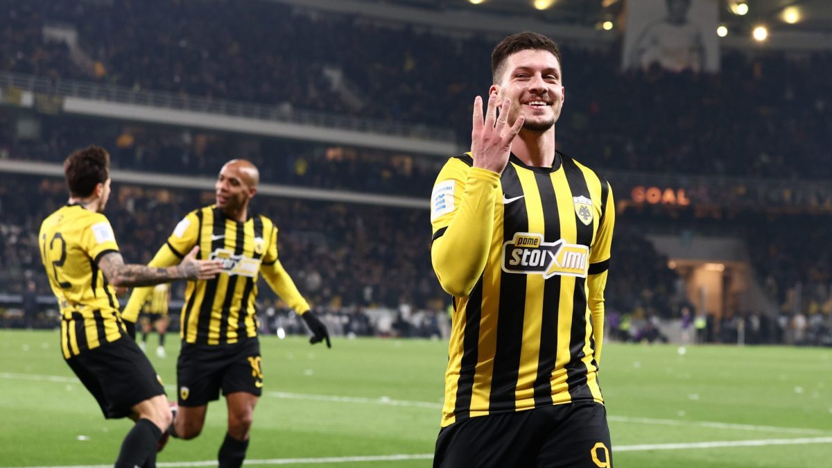 “Κιτρινόμαυρος” θρίαμβος σε βάρος του Παναθηναϊκού με καρέ του Γιόβιτς