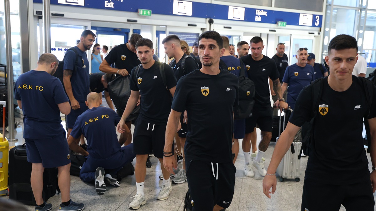 “Πετάει” για Σόφια η αποστολή της ΑΕΚ (pictures)
